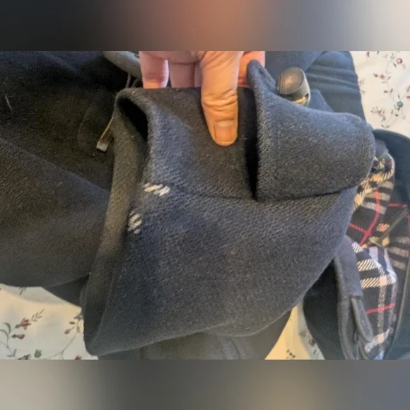 Burberrys Vintage Wool Coat Size: 10 - Picture 3 of 15